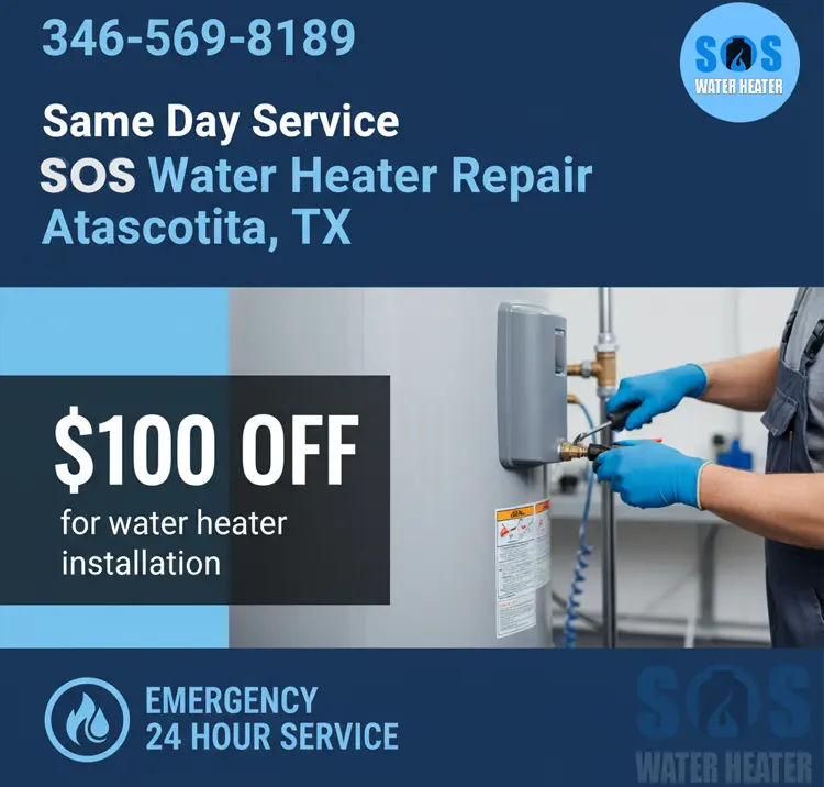 SOS Water Heater Atascocita offer